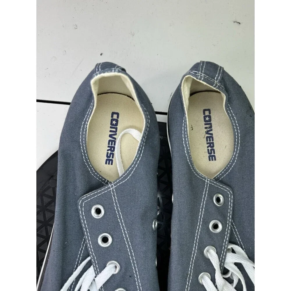 Converse Size 18 All Star Blue Canvas Lace Up Women’s Sneaker Tennis Shoe - Picture 4 of 9